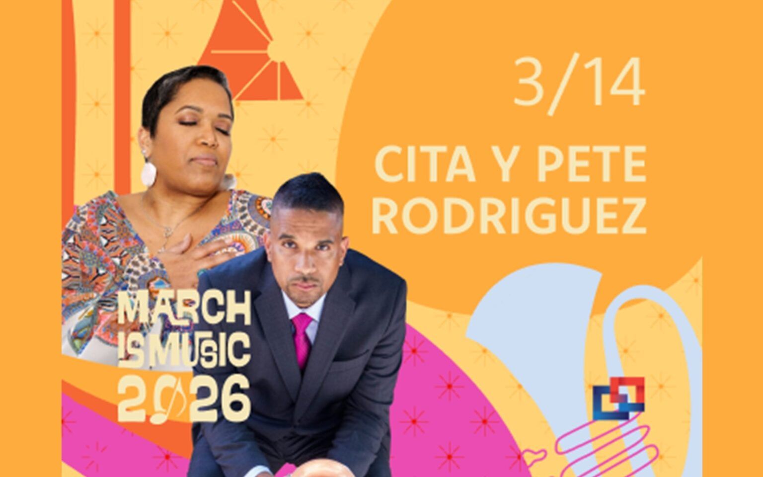 Cita y Pete Rodríguez- Pregones PRTT.