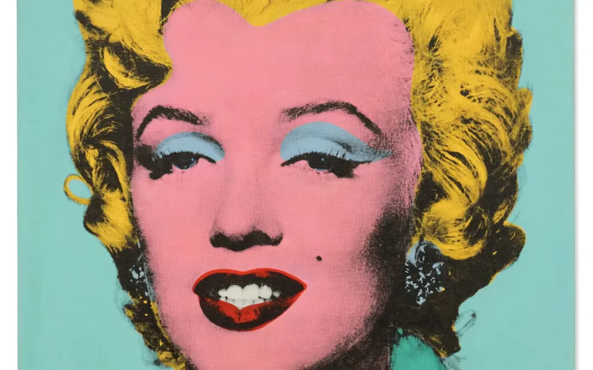 "Shot Sage Blue Marilyn" de Andy Warhol, en subasta en Christie's