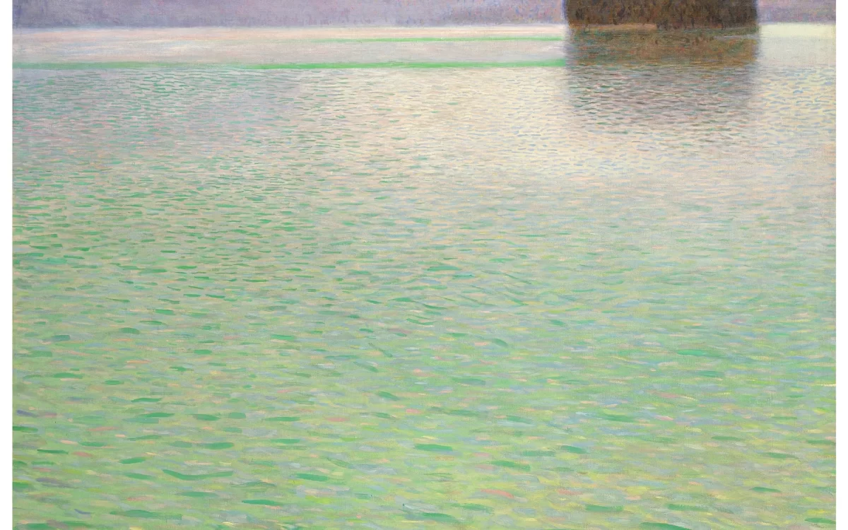 Gustav Klimt's Insel im Attersee (1901-02)
Courtesy Sotheby's
