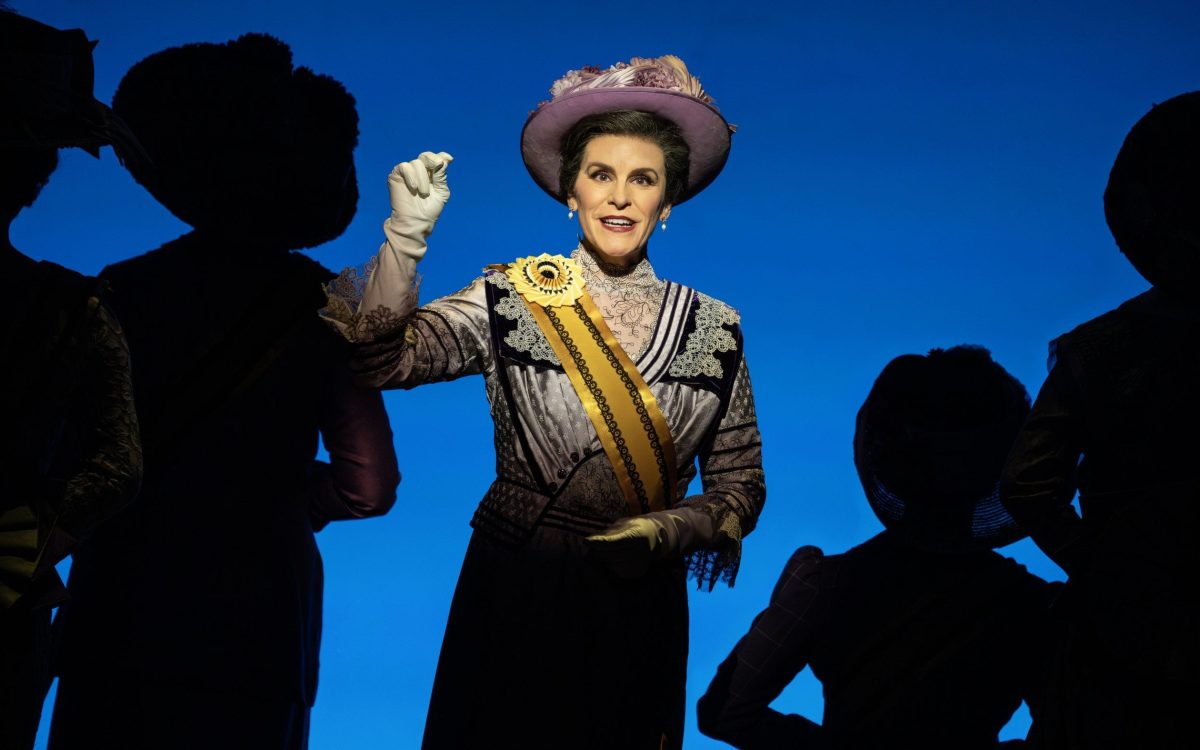 Jenn Colella es Carrie Chapman Catt (Foto: Joan Marcus)