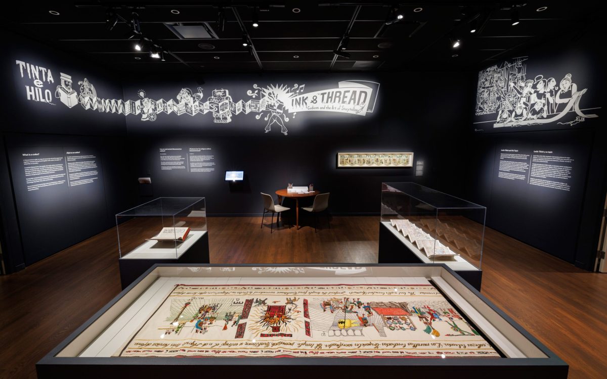 2024-11_M4_AAA_03 Gallery view of Ink & Thread: Codices and the Art of Storytelling.