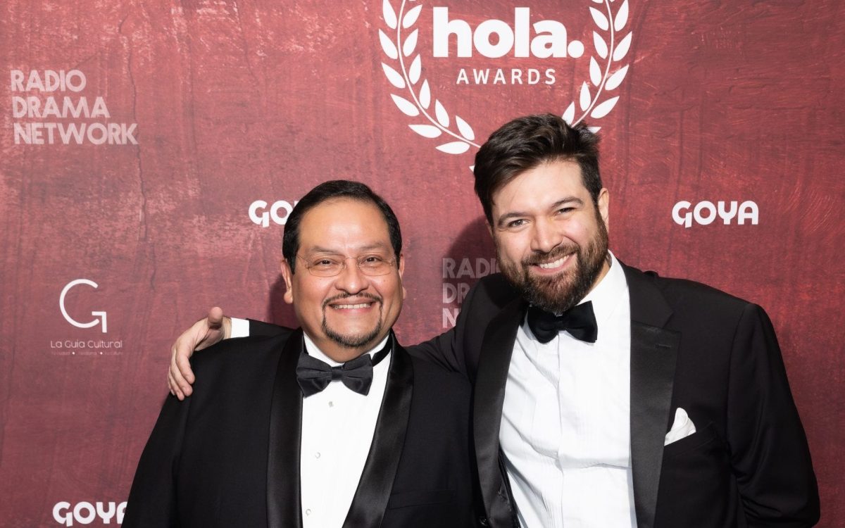 Fernando Cardenas, Chairman of the HOLA Theater Jury Committee, and Pablo Andrade, Executive/Artistic Director of HOLA Photo: Vinny D Photography