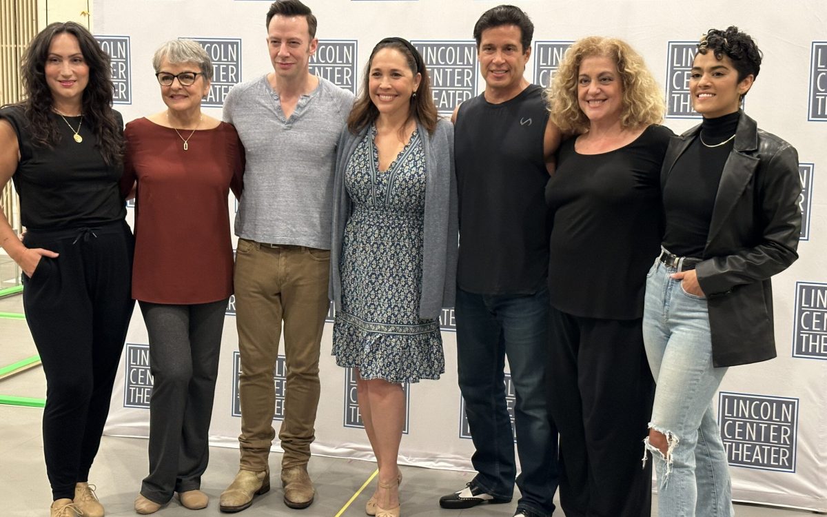 Eden Espinosa, Priscilla Lopez, Tally Sessions, Andrea Burns, Enrique Acevedo, Mary Testa & Kalyn West (Foto: FFCP)