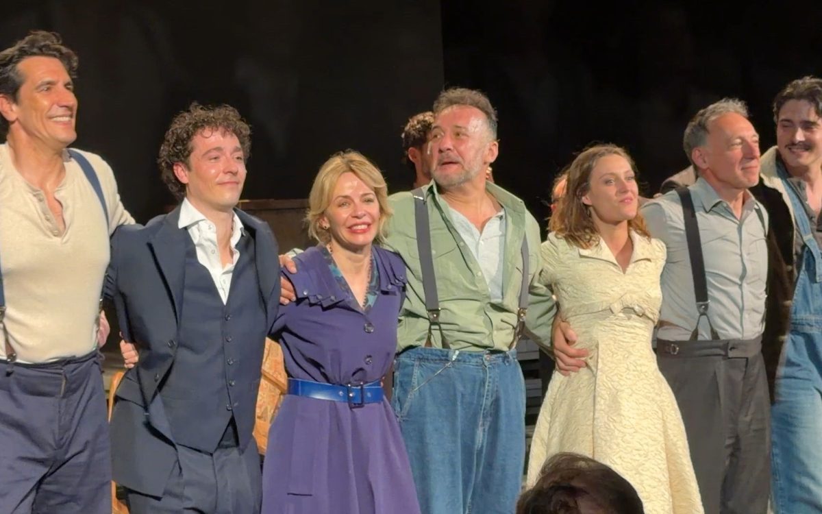 Elenco de Panorama desde el puente en Madrid (Foto: FFCP)