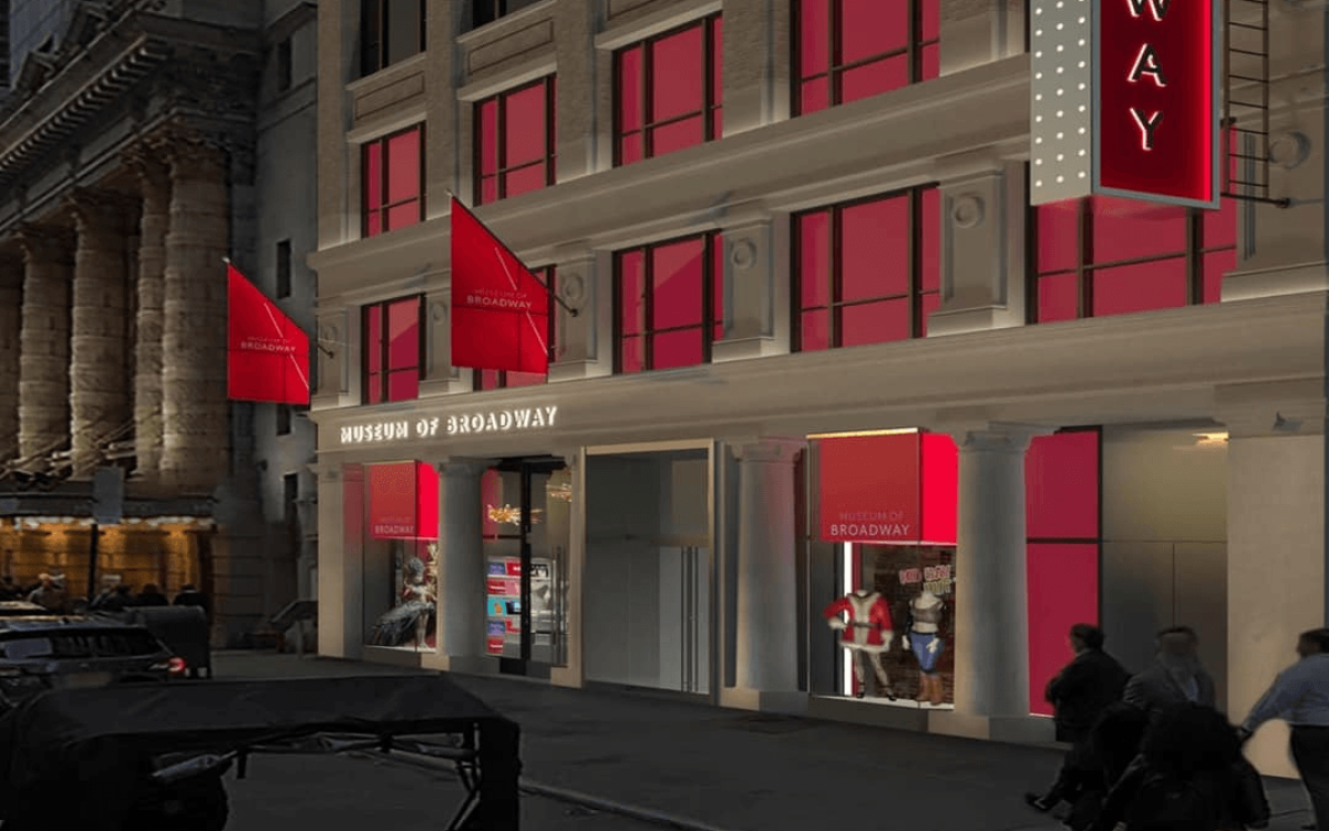 Museo de Broadway. Modelo de Paul Bennett Architects, PC