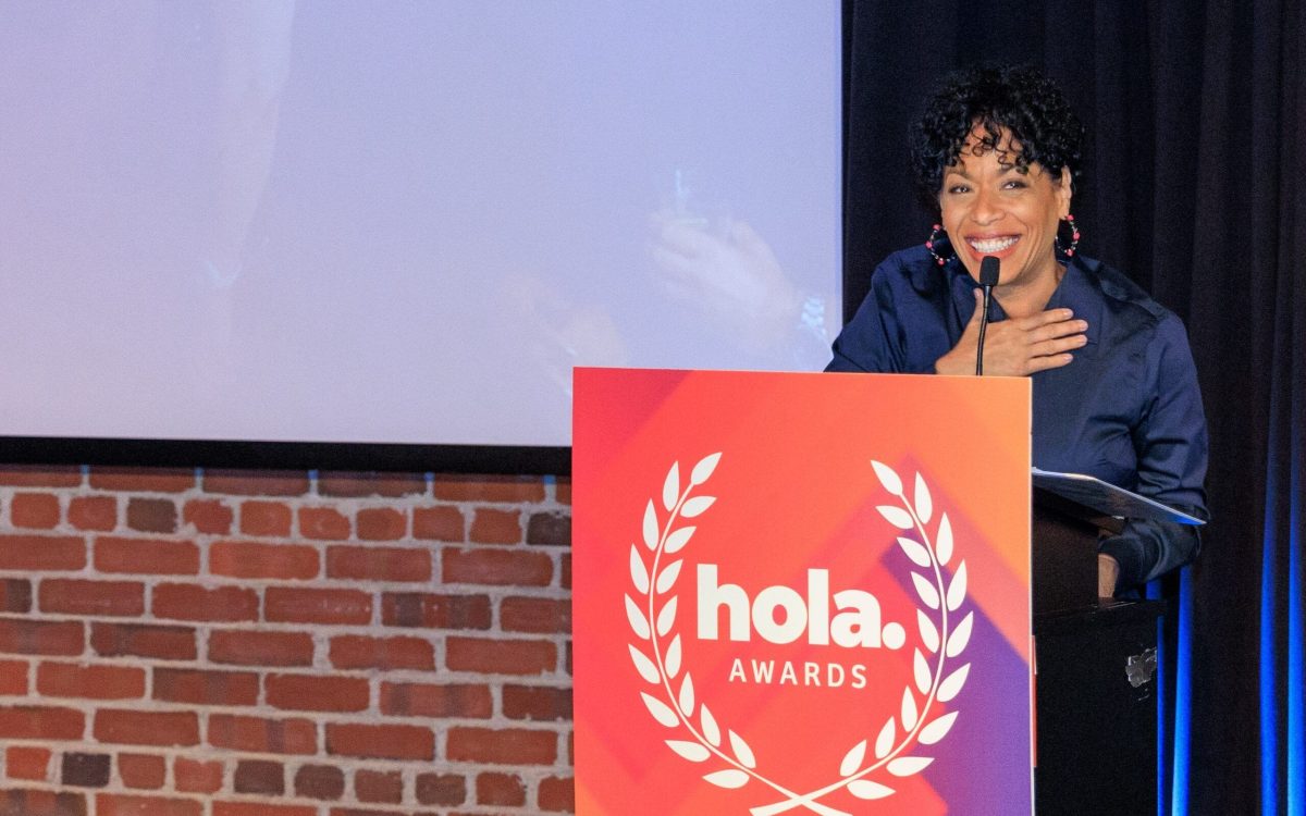 Liza Colón-Zayas at the HOLA Awards 2022. Photo credit Paul Aphisit